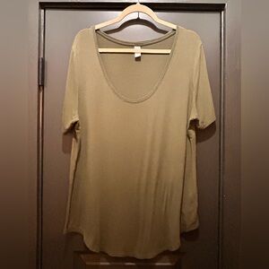 Old Navy Short Sleeve Olive Top